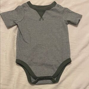 Garanimals Gray and Dark Green Bodysuit